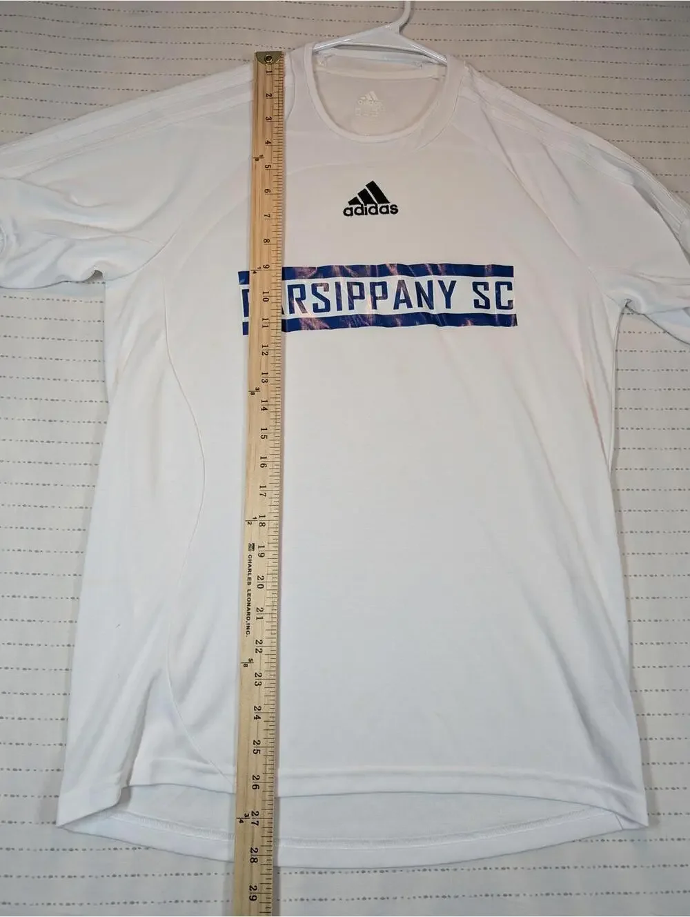 Adidas Parsippany SC Soccer Jersey White Mens Small
